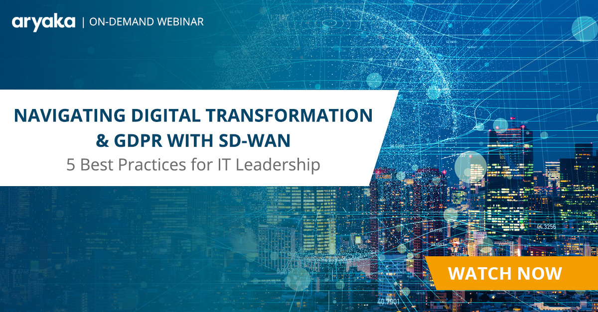 Navigating Digital Transformation & GDPR with SD-WAN